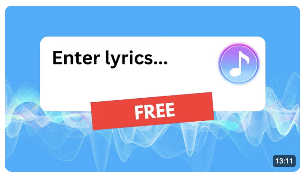 How To Make Songs With Lyrics For FREE with AI