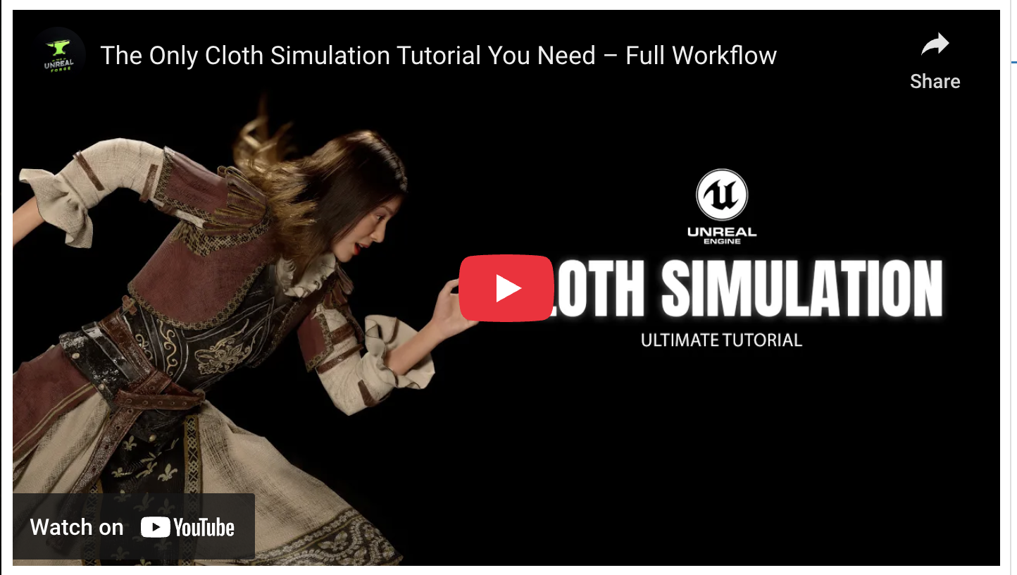 The Only Cloth Simulation Tutorial You Need – Full Workflow